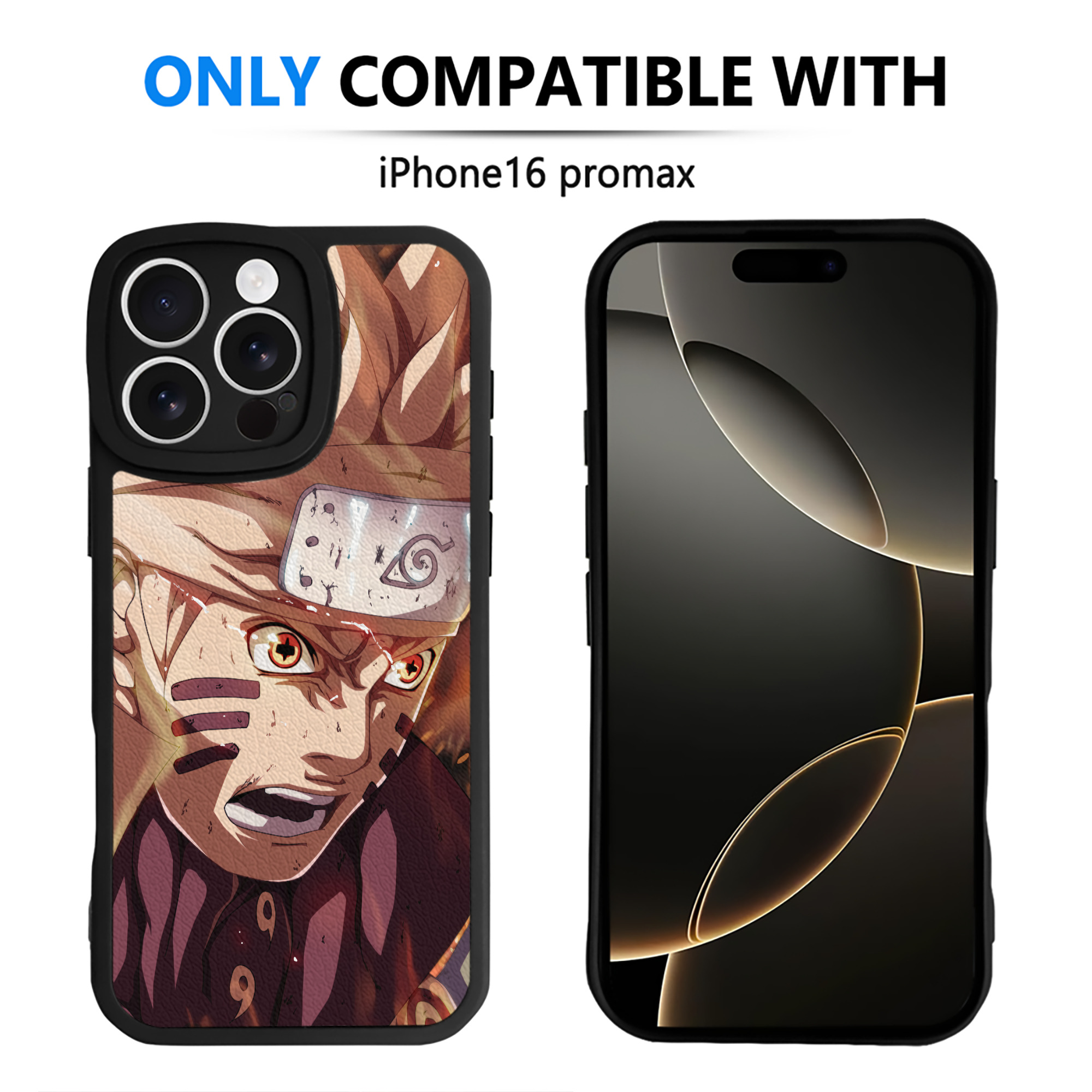（画像用） NARUTO -ナルト- NARUTO -ナルト- 疾風伝 【iPhone 16シリーズ対応】シリコンスマホケース（レザー調） 材質：シリコン